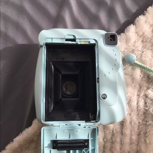 baby blue Instax mini 8.
